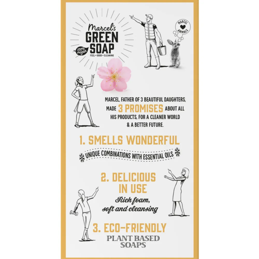 Bad & Douche<Marcels Green Soap Marcel's Green Soap Showerbar Vanilla & Cherry Blossom 150 gr