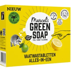 Machineafwas<Marcels Green Soap Marcel's Green Soap Vaatwastabletten All-In-One 25 stuks