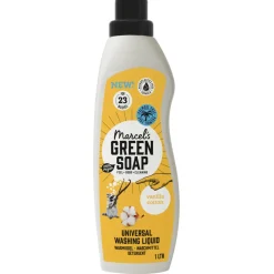 Wasmiddel<Marcels Green Soap Marcel's Green Soap Wasmiddel Katoen & Vanille 23 Wasbeurten 1 liter