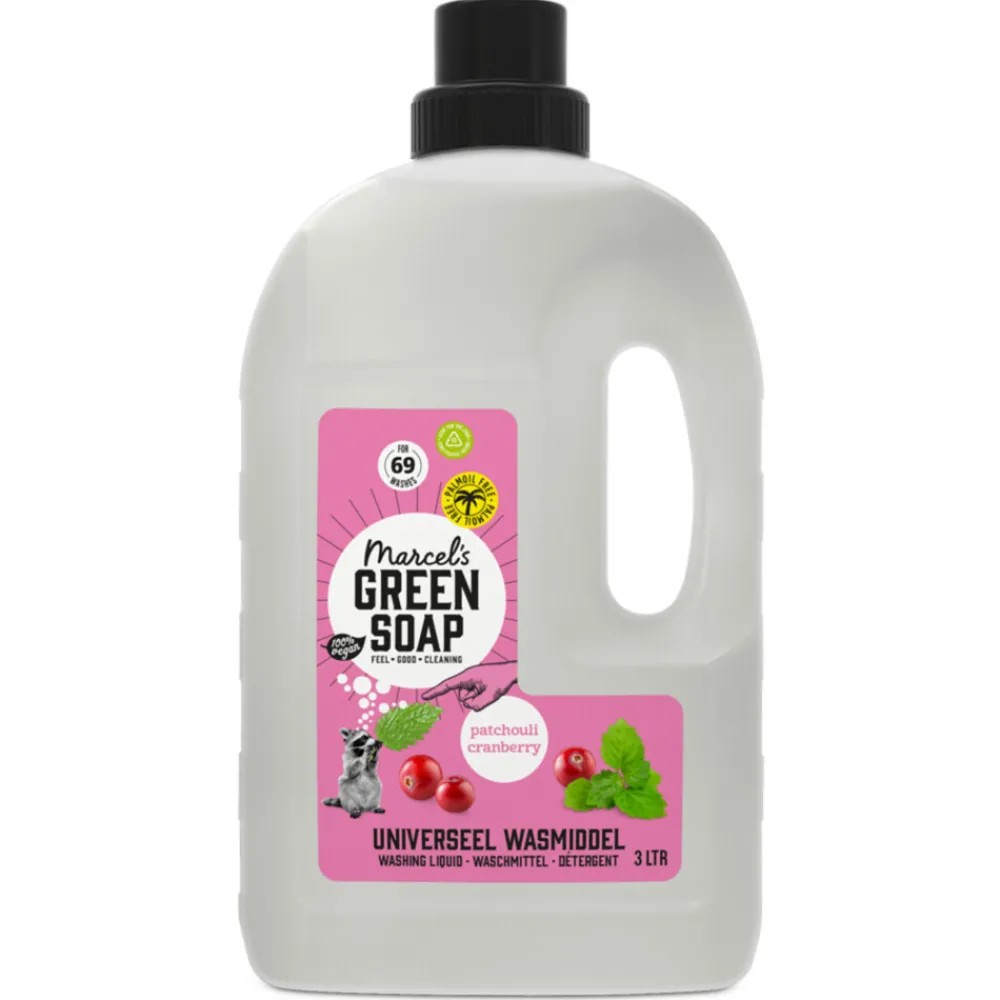 Marcel's Green Soap Wasmiddel Universeel Patchouli & Cranberry 3 liter^Marcels Green Soap Online