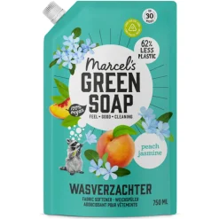 Wasverzachter<Marcels Green Soap Marcel's Green Soap Wasverzachter Peach & Jasmine Navulling 750 ml