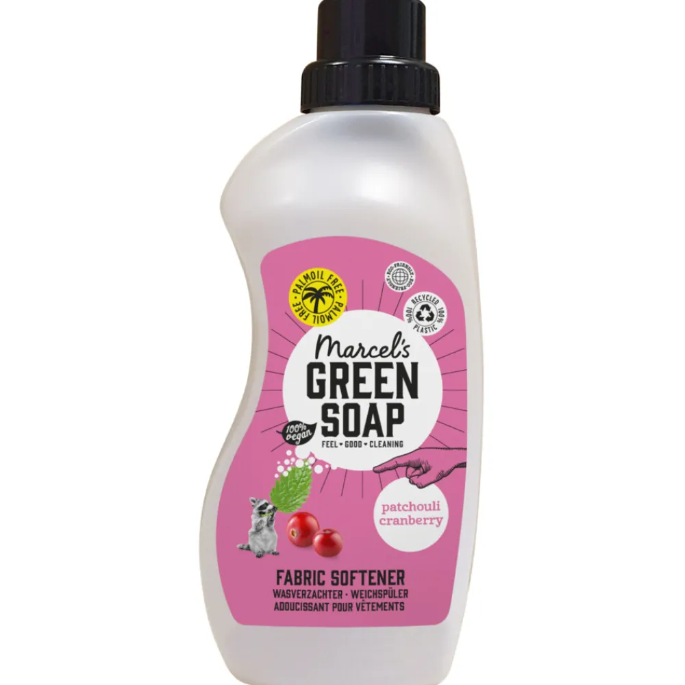Outlet Marcel's Green Soap Wasverzachter Patchouli & Cranberry 30 Wasbeurten 750 ml Wasverzachter