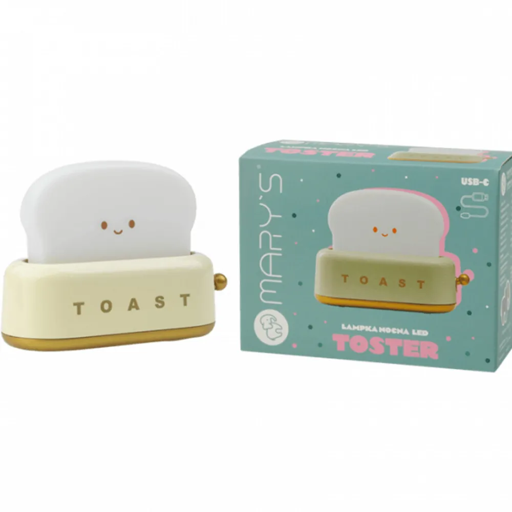 Mary's Nachtlamp Toaster Geel^Marys Hot