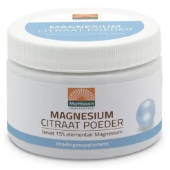 Mineralen<Mattisson Magnesium Citraat Poeder 200 gr