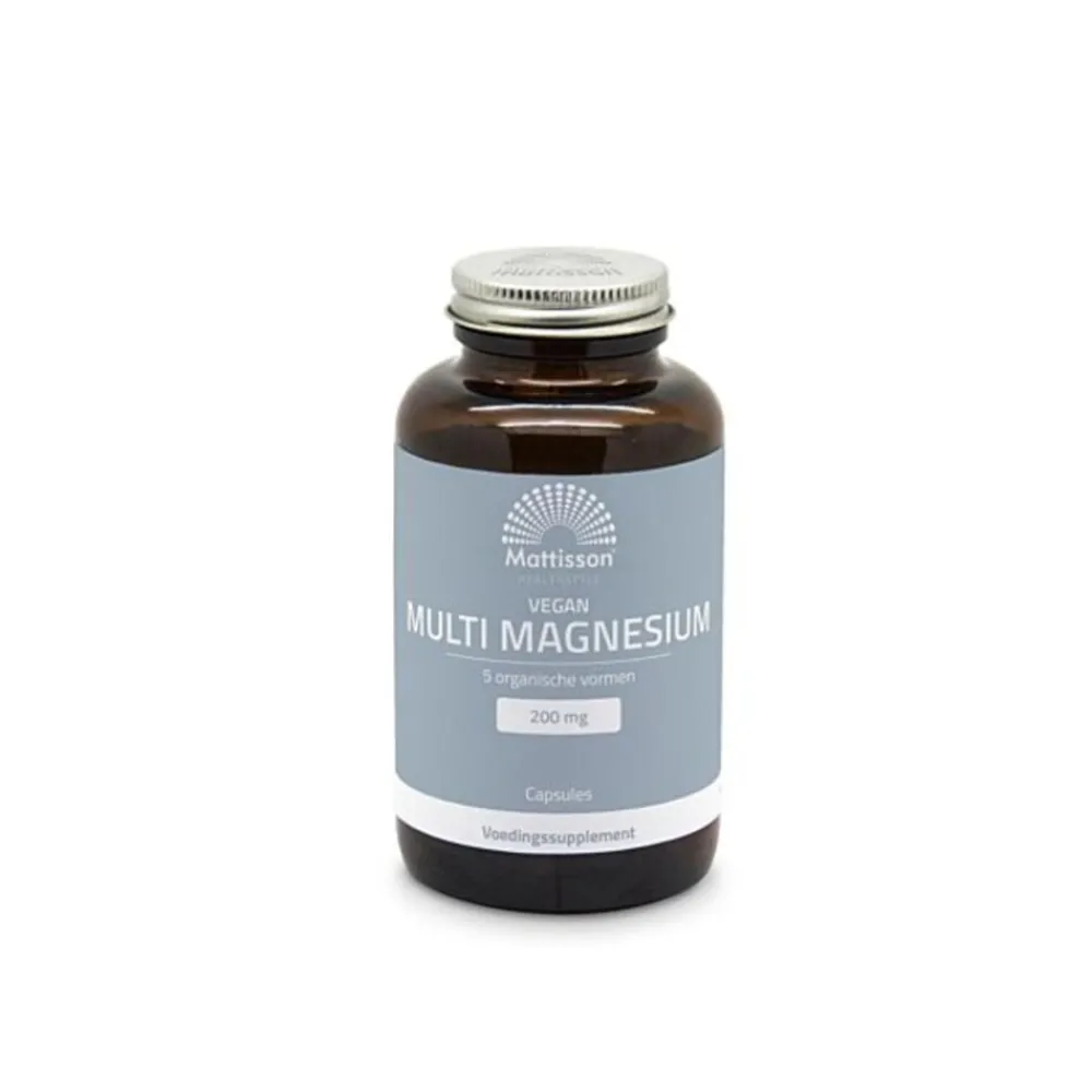 New Magnesium Vegan Multi 120 vegacapsules Mineralen