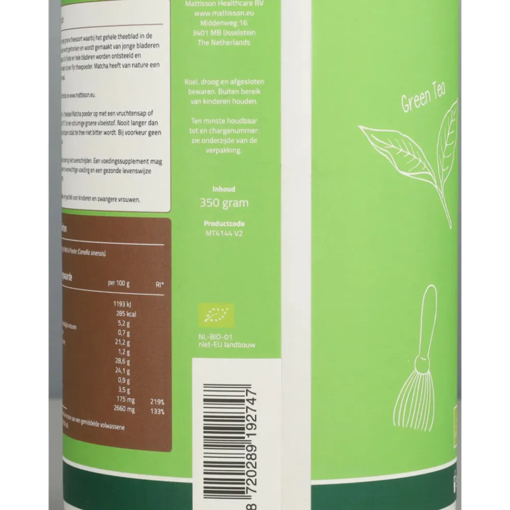 Superfoods<Mattisson Matcha Poeder 350 gr