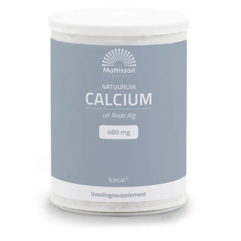 Natuurlijk Calcium Icecal 480mg 150 gr^Mattisson