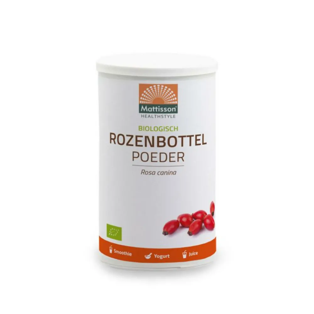 Hot Rozenbottel Poeder Biologisch 200 gr Superfoods|Dranken