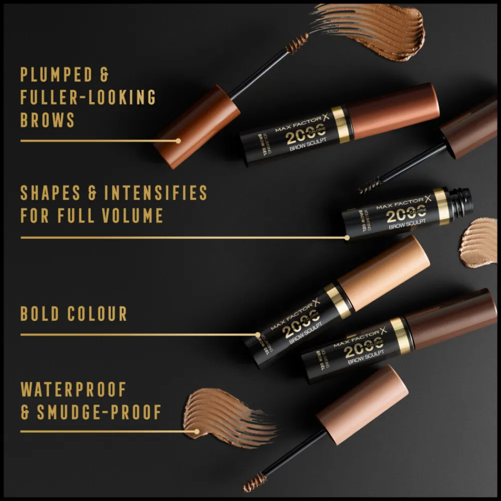 2000 Calorie Brow Sculpt 02 Soft Brown 4,5 ml Wenkbrauwgel