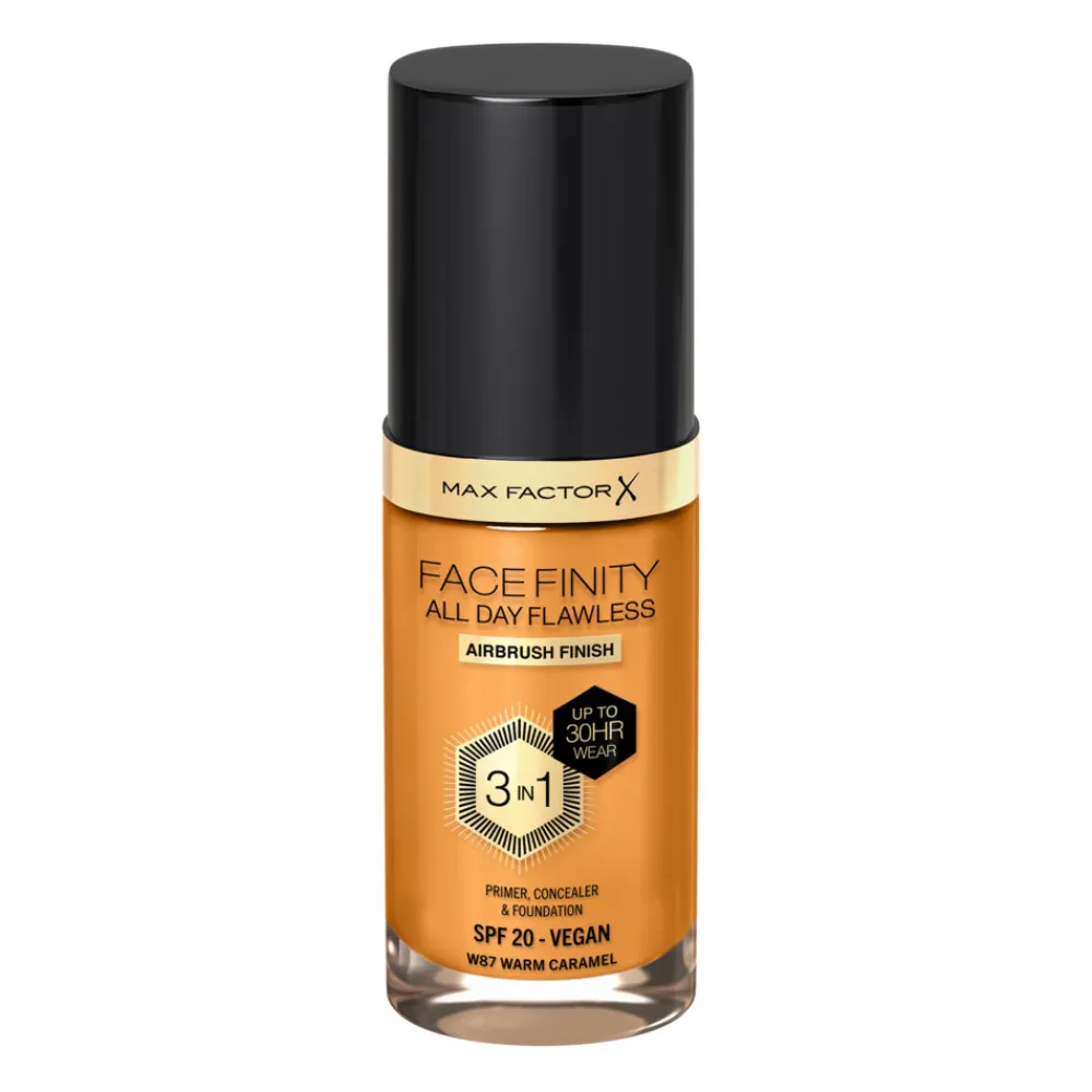 Facefinity All Day Flawless Foundation W87 Warm Caramel 34 ml^Max Factor Sale