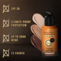 Facefinity All Day Flawless Foundation W89 Warm Praline 34 ml^Max Factor
