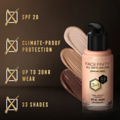 Best Facefinity All Day Flawless Foundation C30 Porcelain 34 ml Foundation