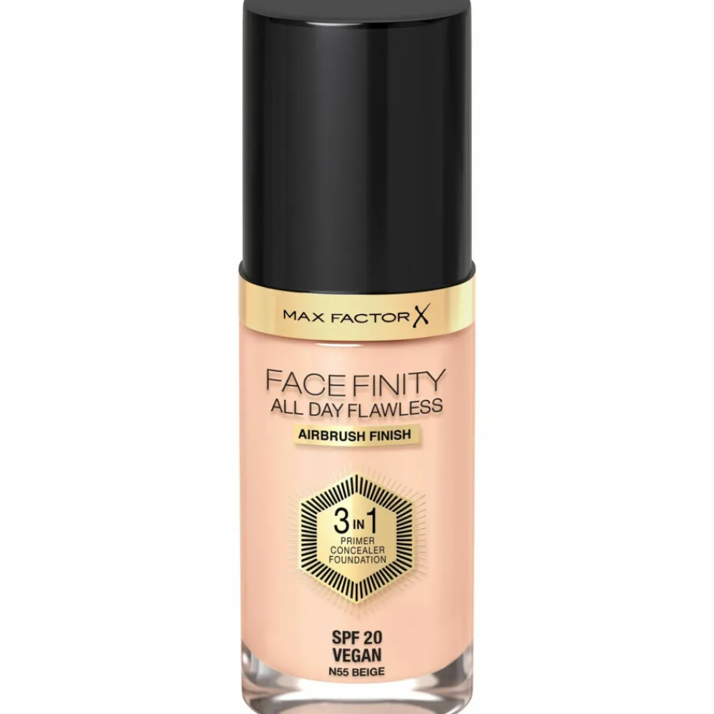 Foundation<Max Factor Facefinity All Day Flawless Foundation N55 Beige 34 ml