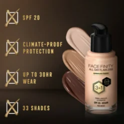 Foundation<Max Factor Facefinity All Day Flawless Foundation N55 Beige 34 ml