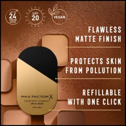 Facefinity Compacte Poeder Foundation Navulling Golden 006 10 gr^Max Factor Hot