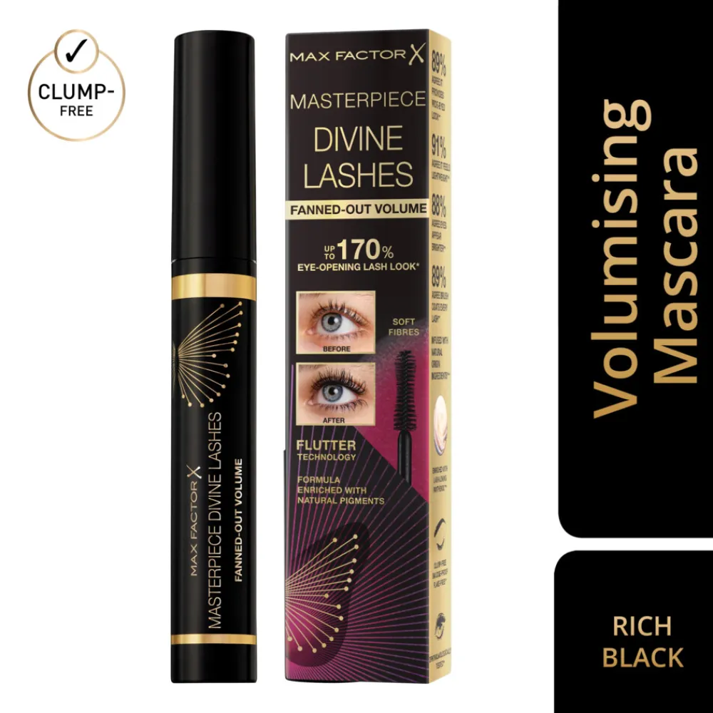 Masterpiece Divine Lashes Volumising Mascara Rich Black 8 ml^Max Factor