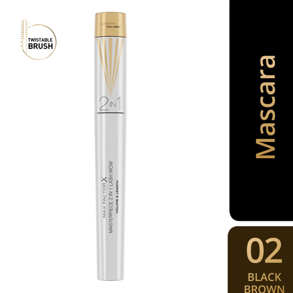 Discount Masterpiece 2in1 Lash Wow Mascara Black Brown 7 ml Mascara