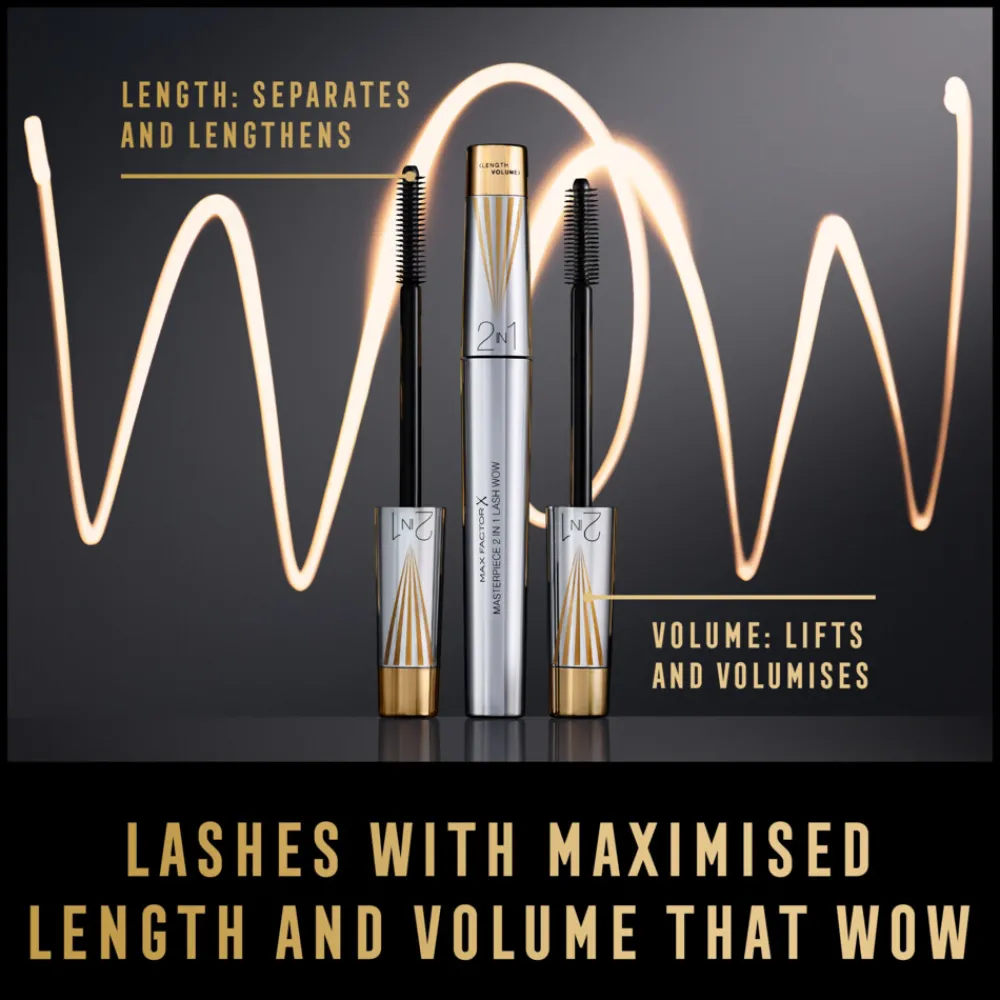 Discount Masterpiece 2in1 Lash Wow Mascara Black Brown 7 ml Mascara