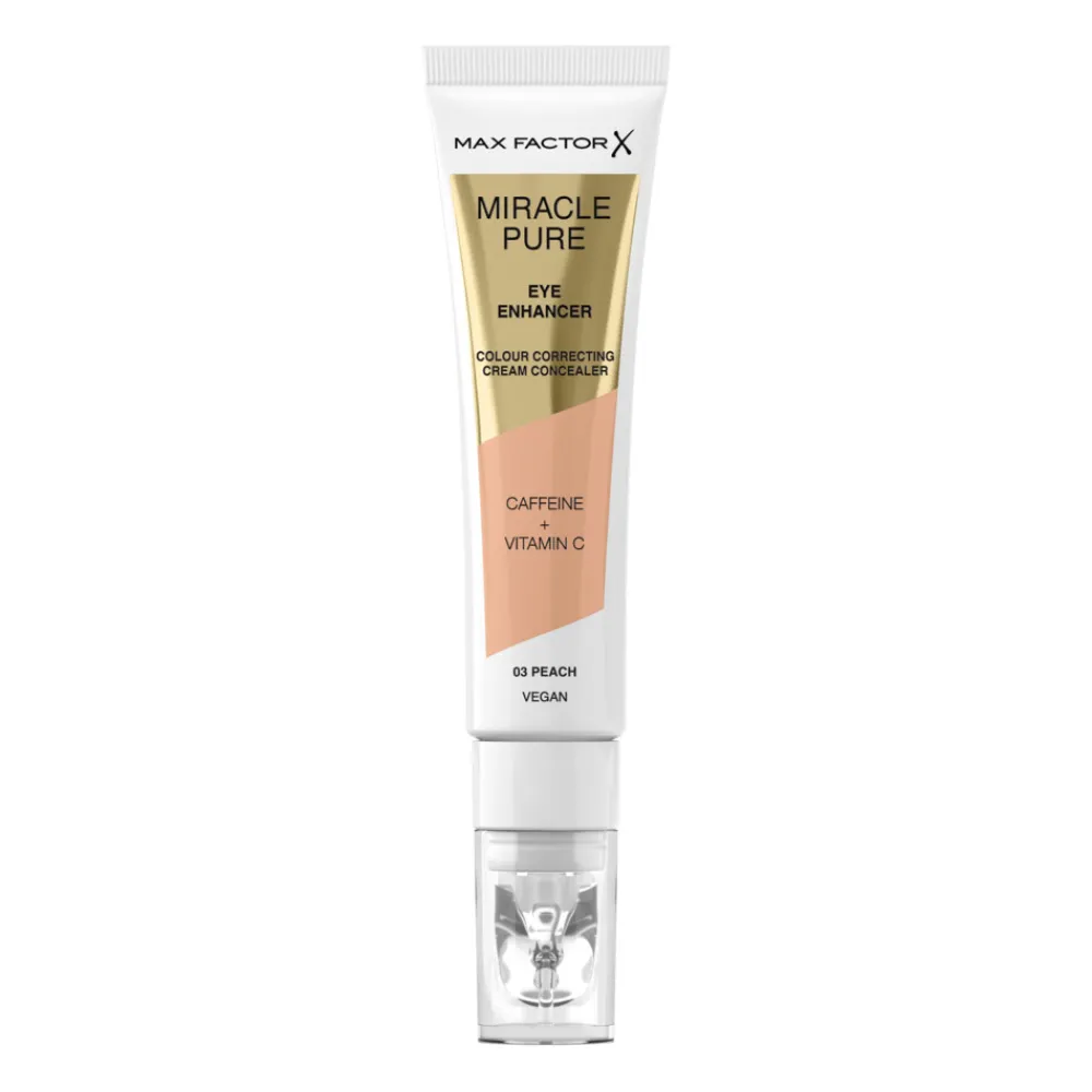 Miracle Pure Eye Enhancer Concealer 03 Peach 10 ml^Max Factor New
