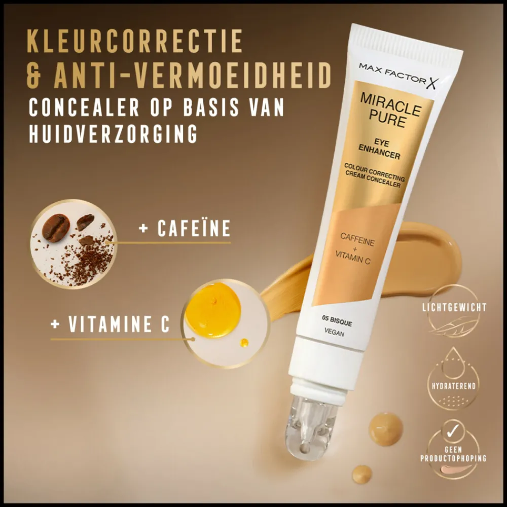 Concealer<Max Factor Miracle Pure Eye Enhancer Concealer 04 Honey 10 ml