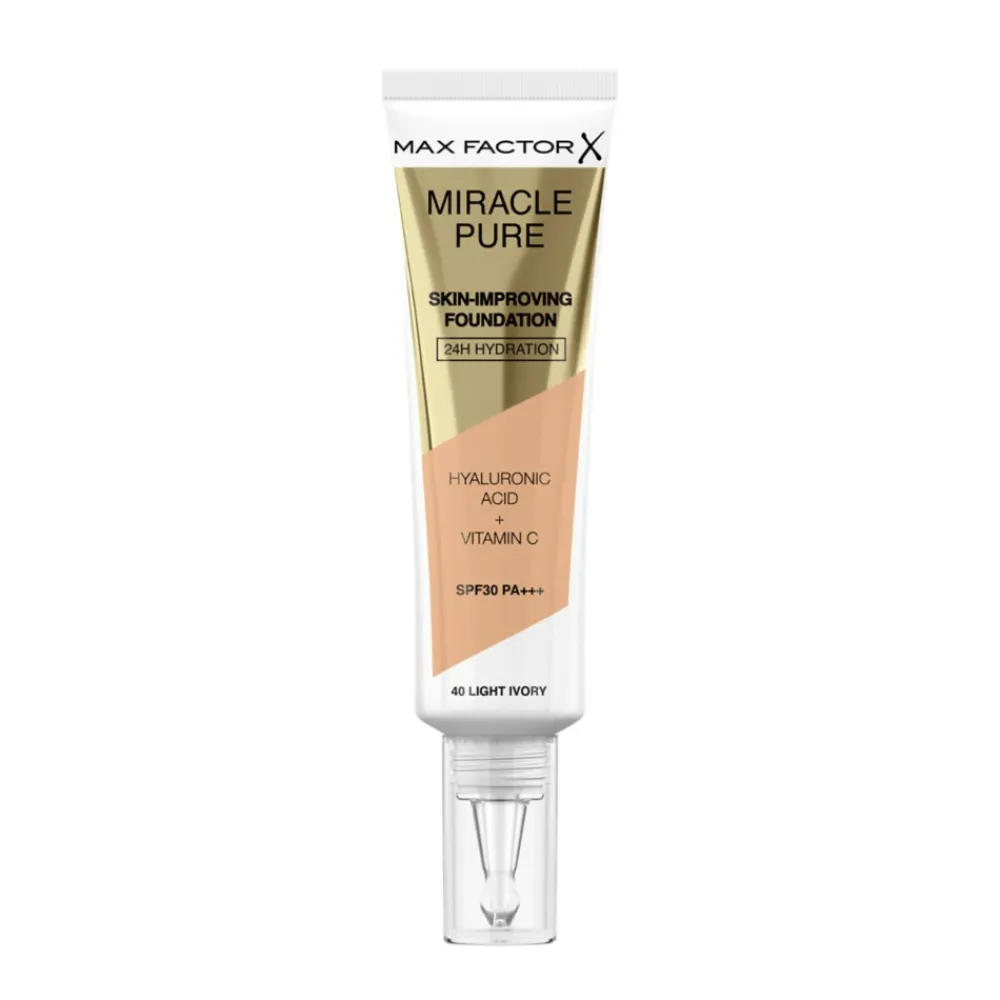 Miracle Pure Foundation 040 Light Ivory 30 ml^Max Factor Online
