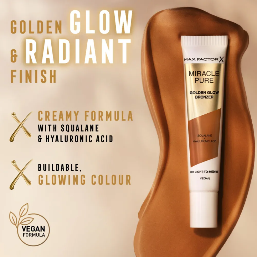 Miracle Pure Golden Glow Bronzer Light-to-Medium 15 ml^Max Factor