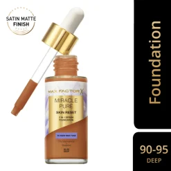 Miracle Pure 2in1 Skin Reset Serum Foundation Deep 30 ml^Max Factor