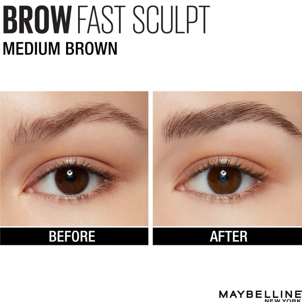 Wenkbrauwgel<Maybelline Brow Fast Sculpt Wenkbrauwgel 04 Medium Brown 6 ml