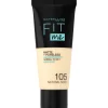 Foundation<Maybelline Fit Me Matte + Poreless Foundation 105 Natural Ivory