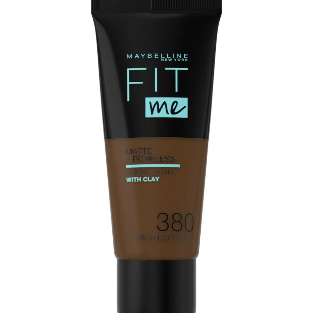 Foundation<Maybelline Fit Me Matte + Poreless Foundation 380 Rich Espresso