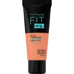 New Fit Me Matte + Poreless Foundation 330 Toffee Foundation