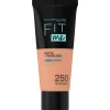 Fit Me Matte + Poreless Foundation 250 Sun Beige^Maybelline Outlet