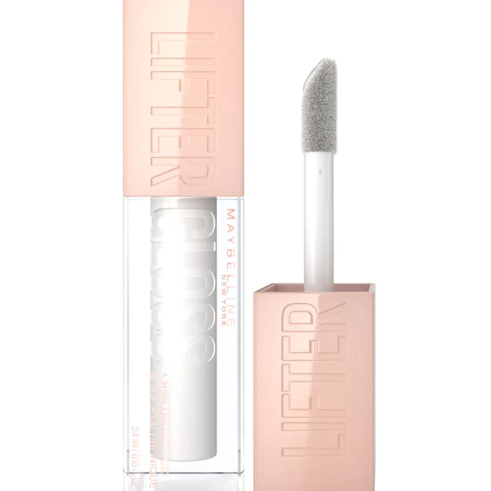 Lipgloss<Maybelline Lifter Gloss Lipgloss 1 Pearl Transparant 1 stuk