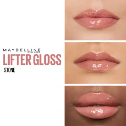 Lipgloss<Maybelline Lifter Gloss Lipgloss 8 Stone Roze 1 stuk