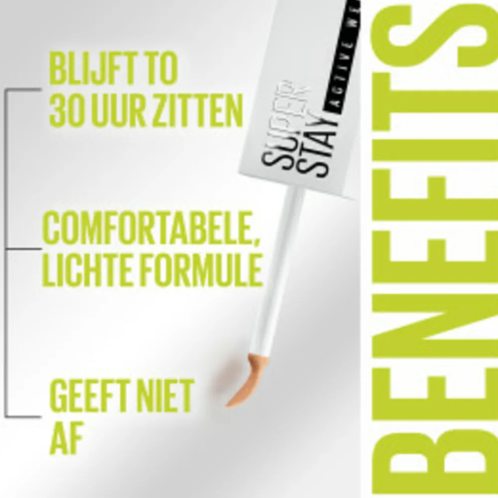 SuperStay 30H Active Wear Concealer 30 Honey 10 ml^Maybelline New