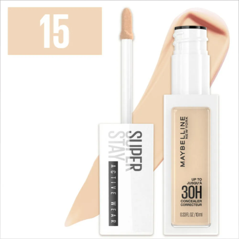 Concealer<Maybelline SuperStay 30H Active Wear Concealer 15 Light 10 ml