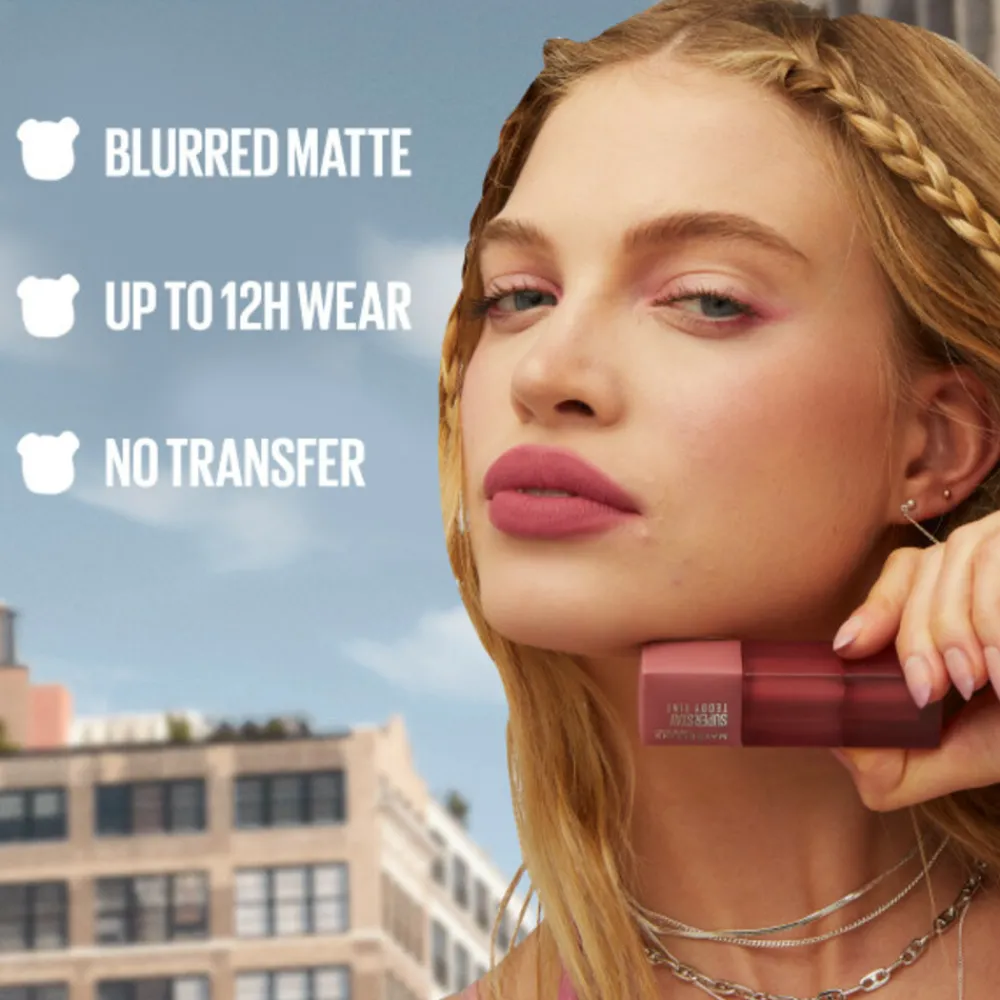 SuperStay Teddy Lipstick 10 Current Mood 5 ml^Maybelline Outlet