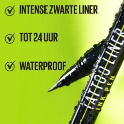 Tattoo Liner Ink Pen Eyeliner Black 1 ml^Maybelline Online