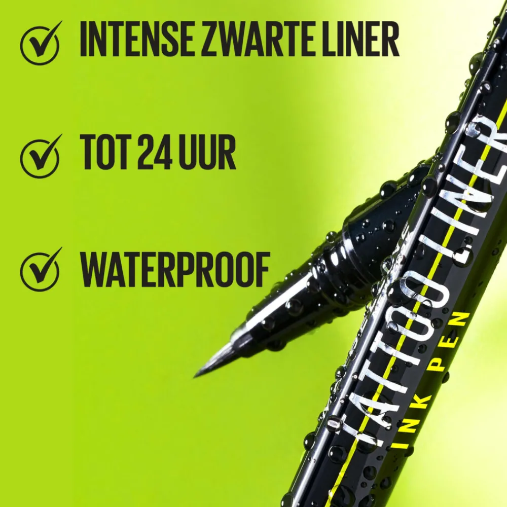 Tattoo Liner Ink Pen Eyeliner Black 1 ml^Maybelline Online