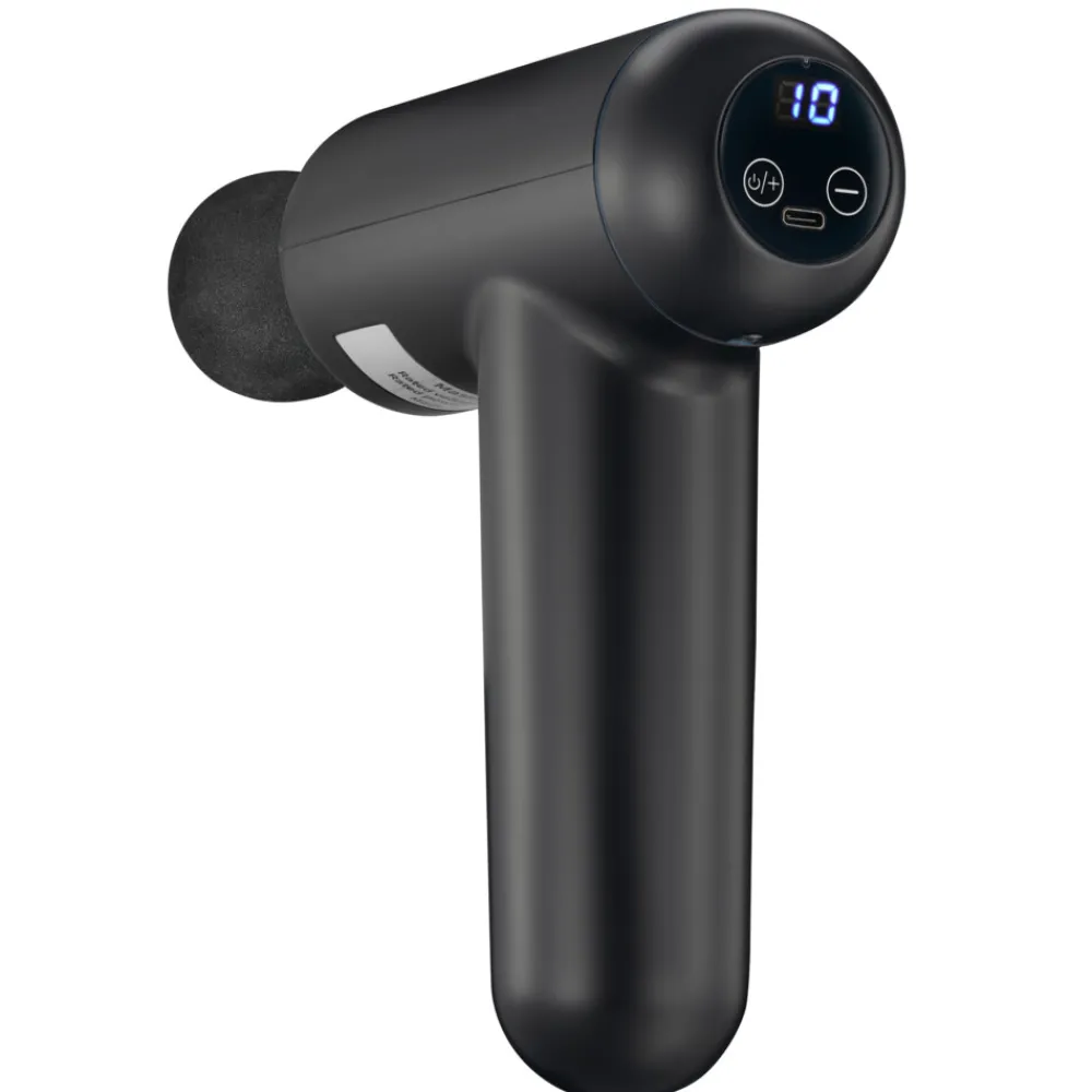 Massagegun Oplaadbaar Zwart met LED-display^Melissa Best