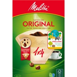 Filters 1x4 Bruin 80 stuks^Melitta Clearance