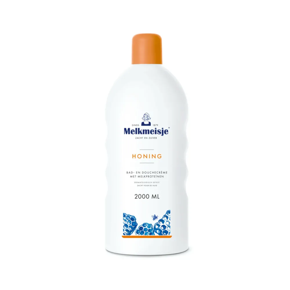 Bad & Douche<Melkmeisje Bad en Douche Crème Honing 2000 ml