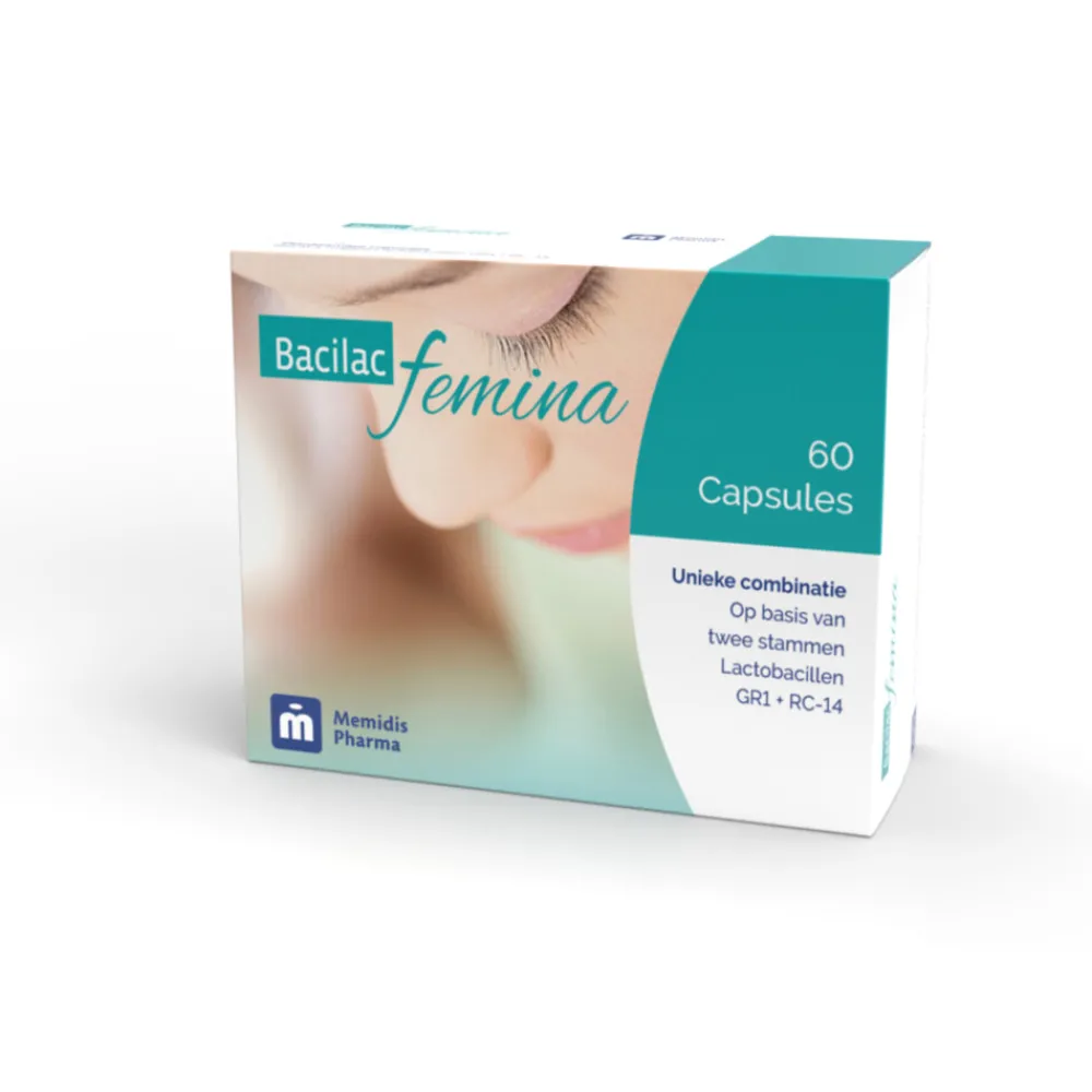 Speciale Bestanddelen<Memidis Bacilac Femina 60 capsules