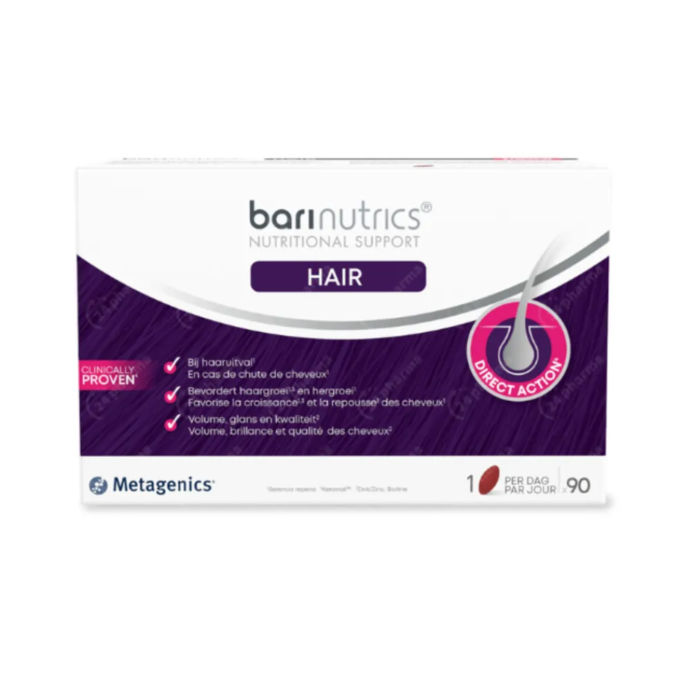Clearance Barinutrics Hair 90 softgels Voor Vrouw Of Man