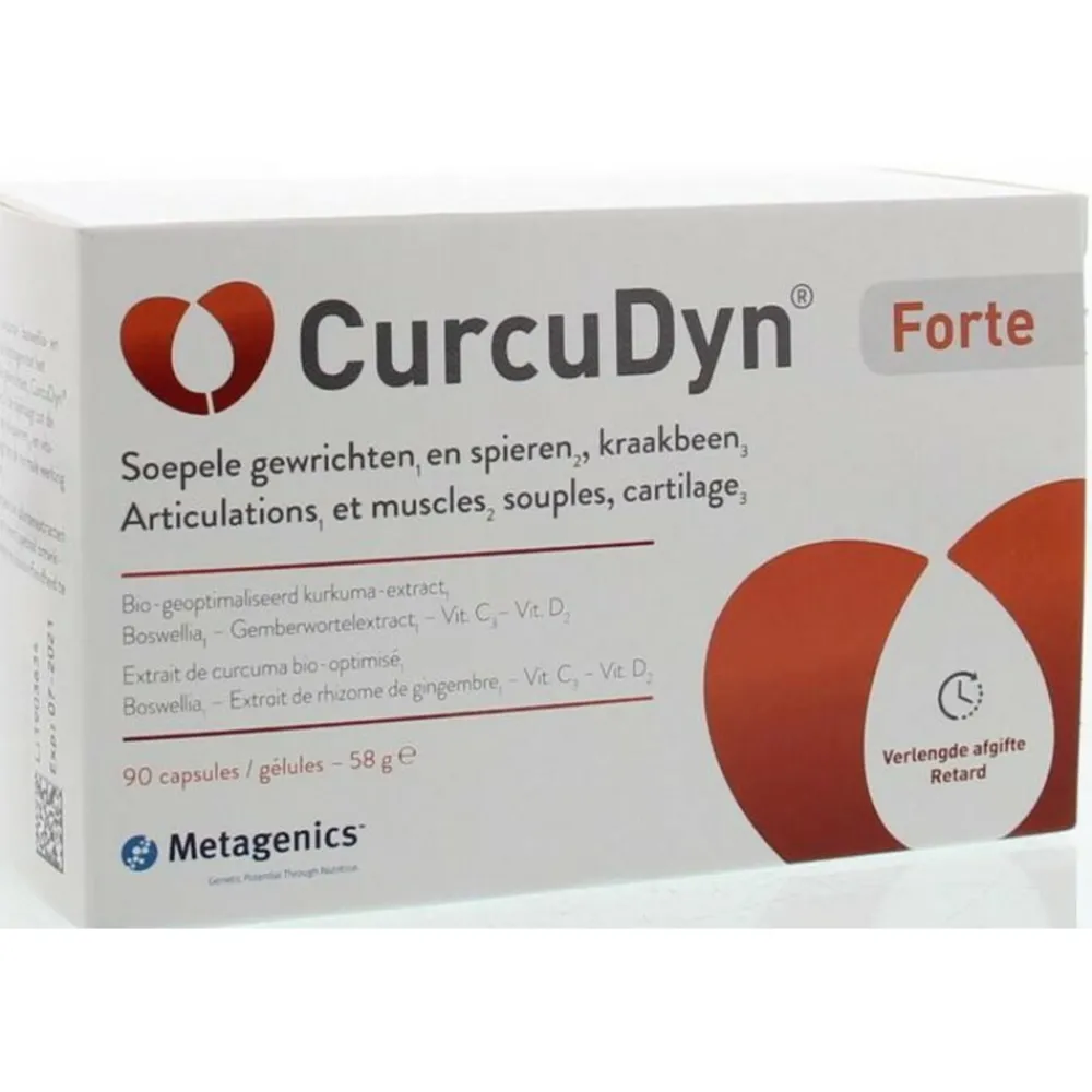 Discount Curcudyn Forte 90 capsules Spieren En Gewrichten