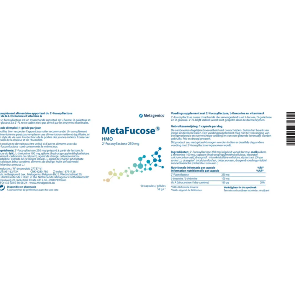 Metafucose 90 capsules^Metagenics Hot