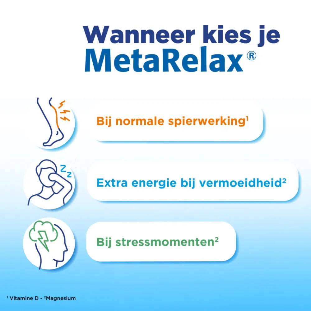 Clearance MetaRelax 45 tabletten Spieren En Gewrichten|Rustgevend & Slapen