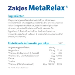 Online Metarelax Zakjes 40 sachets Spieren En Gewrichten|Rustgevend & Slapen