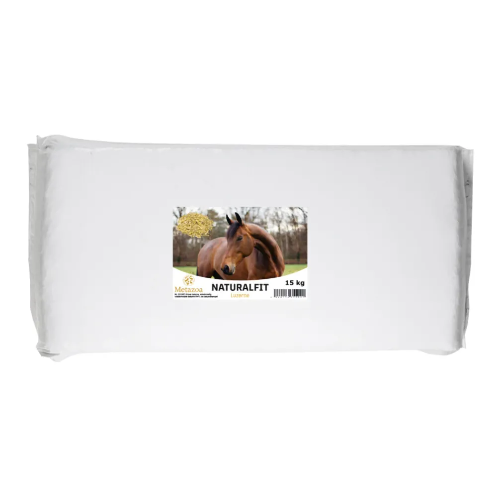 Paard<Metazoa NaturalFit Luzerne Paardenvoer 15 kg