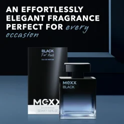 Black for Men Eau De Parfum 50 ml^Mexx Sale